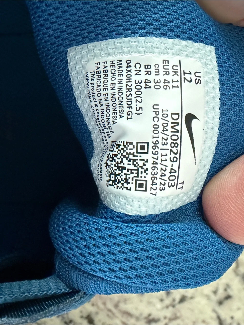 Nike air max Size 12 worn twice
